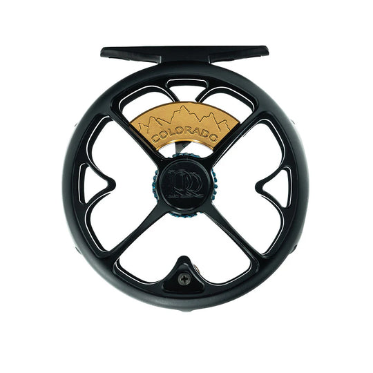 colorado trout fishing spinning reel Ross Reels 4/5 with the beveled large arbor showing off the backing and line just as well as it picks it up Fish & Learn Tagged