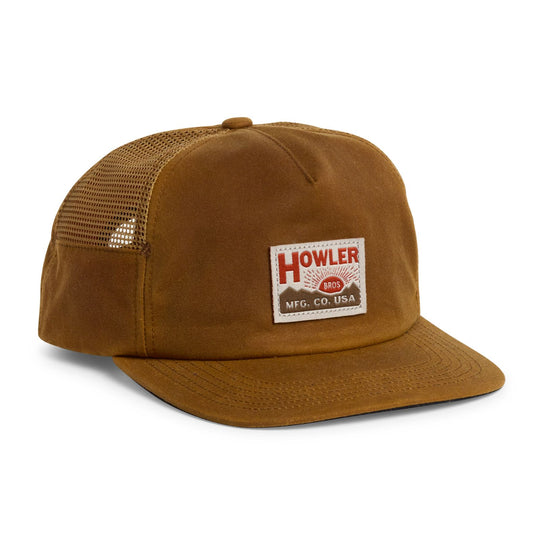 Howler Bros Unstructured Snapback Hat HB Mfg. Co.: Waxed Canvas