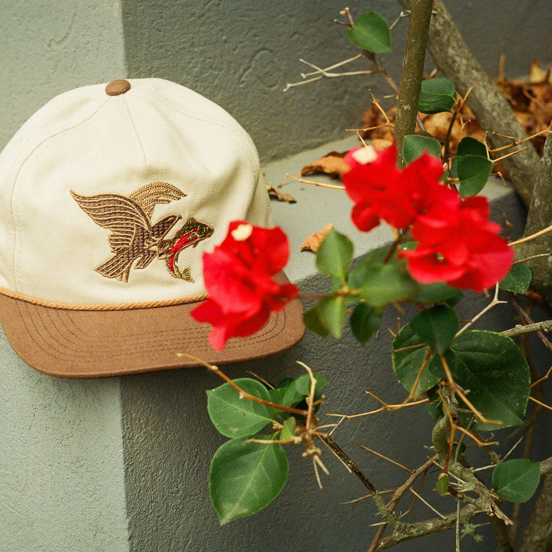 Howler Bro Unstructured Snapback Hat Osprey Prey: Stone/Brown