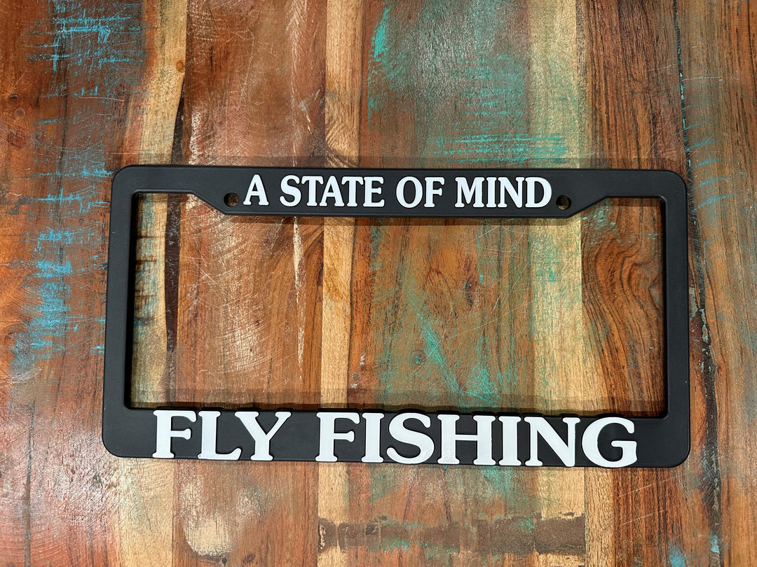 Fly Fishing License Plate Frames
