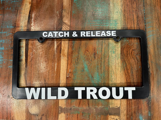Fly Fishing License Plate Frames