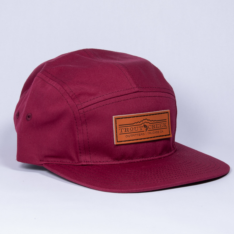 TCO Five Panel Hat - Berry