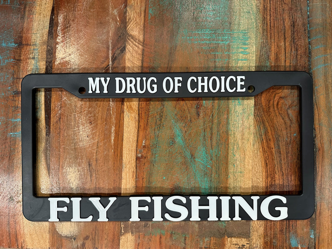Fly Fishing License Plate Frames
