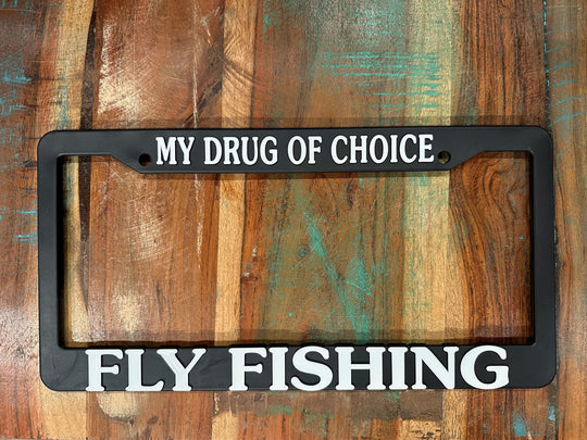 Fly Fishing License Plate Frames