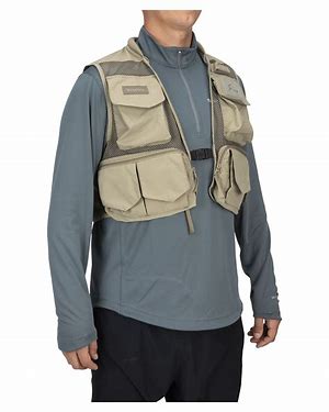 Simms Tributary Vest - Tan – Trout Creek Outfitters