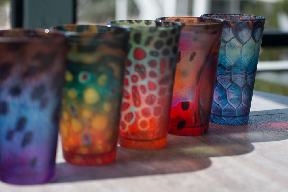 DeYoung Fish Flank Pilsner Glass- Cutthroat