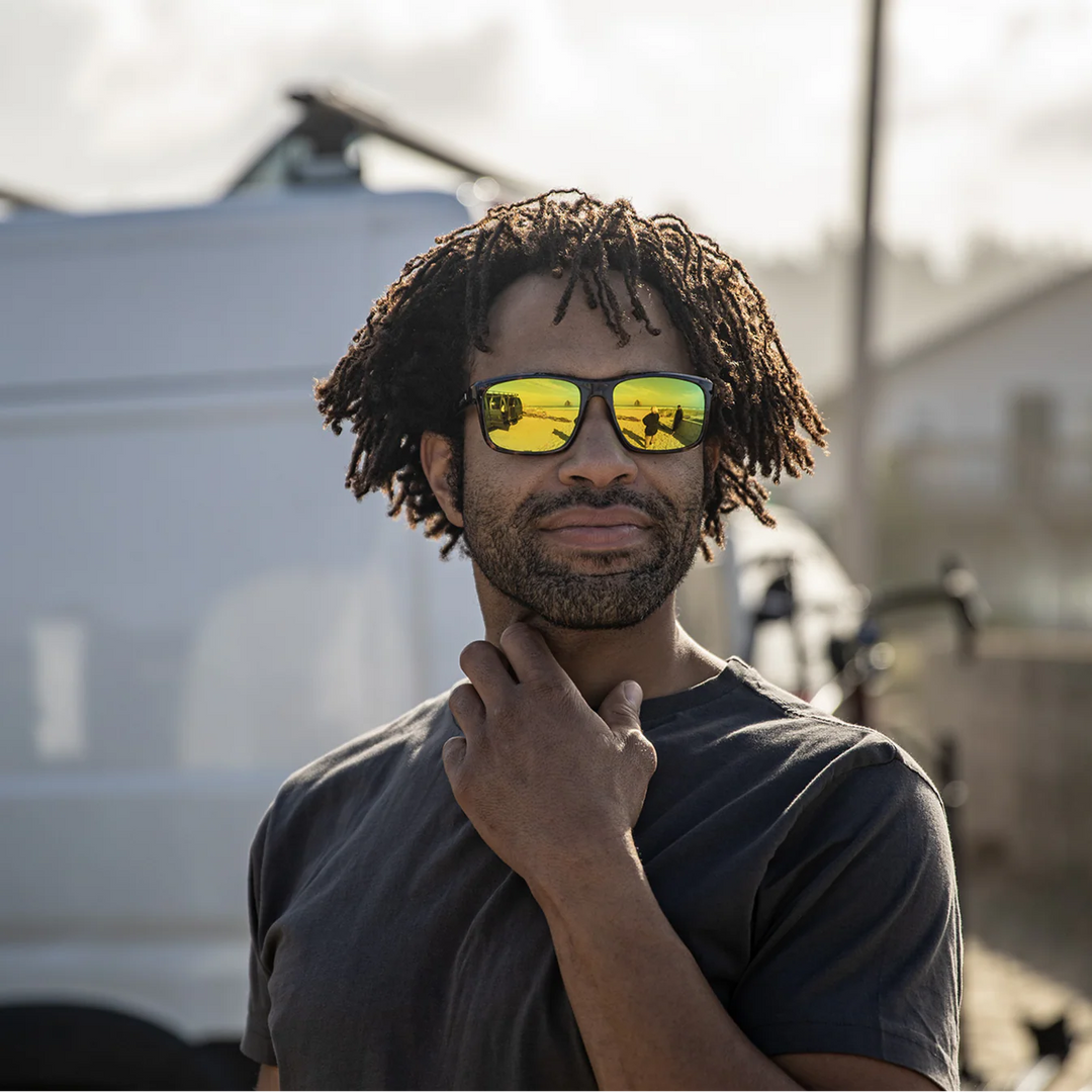 Suncloud Rambler- Matte Tortoise/Polar Green Mirror